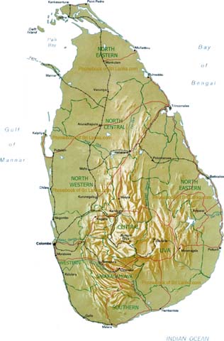 enlarge the map of Sri Lanka